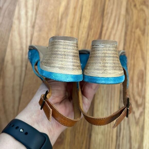 Sundance Minette Embroidered Leather Slingback 38 Boho Festival - Picture 7 of 11